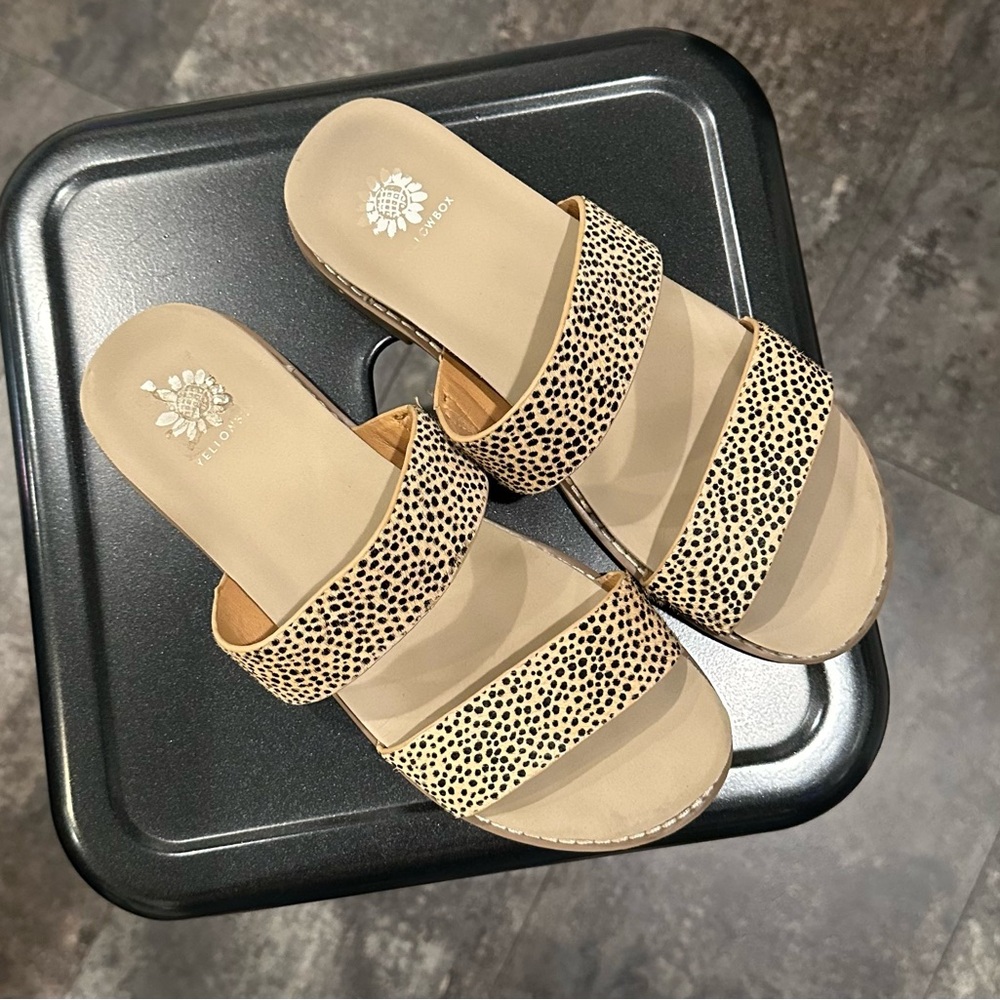 Yellow Box Sandals/Slides